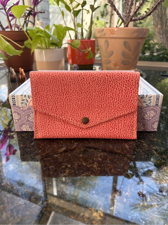 Portland Leather Handbags - Portland Leather Flamingo Large Envelope 🦩
